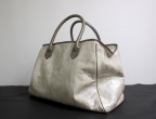 Komodo embossed custom leather bag