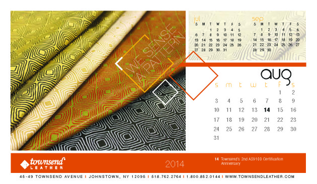 Townsend Calendar_August