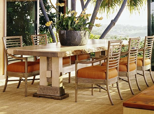 Townsend Leather Residential_ Chairs_Pebble Woven Navajo Sunset_Designer Doug Rasar Interior Design