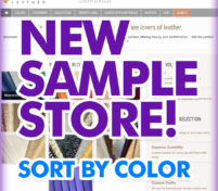 Sort by Color! New Sample Store