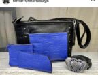 Cimarron Hand Bags – SG Bond Cobalt Hand Bag, Glasses Case, Purse