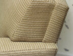 Tweed Woven Platinum Chair Designed by Dania Furniture