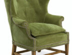 Soft Suede Moss Custom Chair