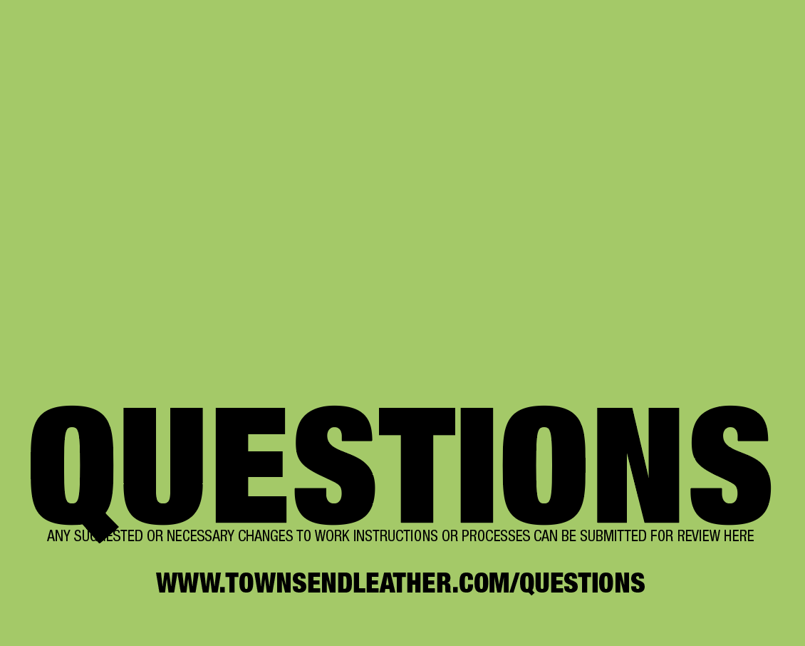 QUESTIONS - Townsend Leather